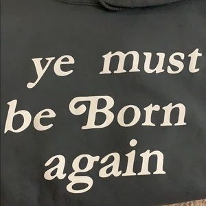 YEEZY STYLE HOODED SWEATSHIRT